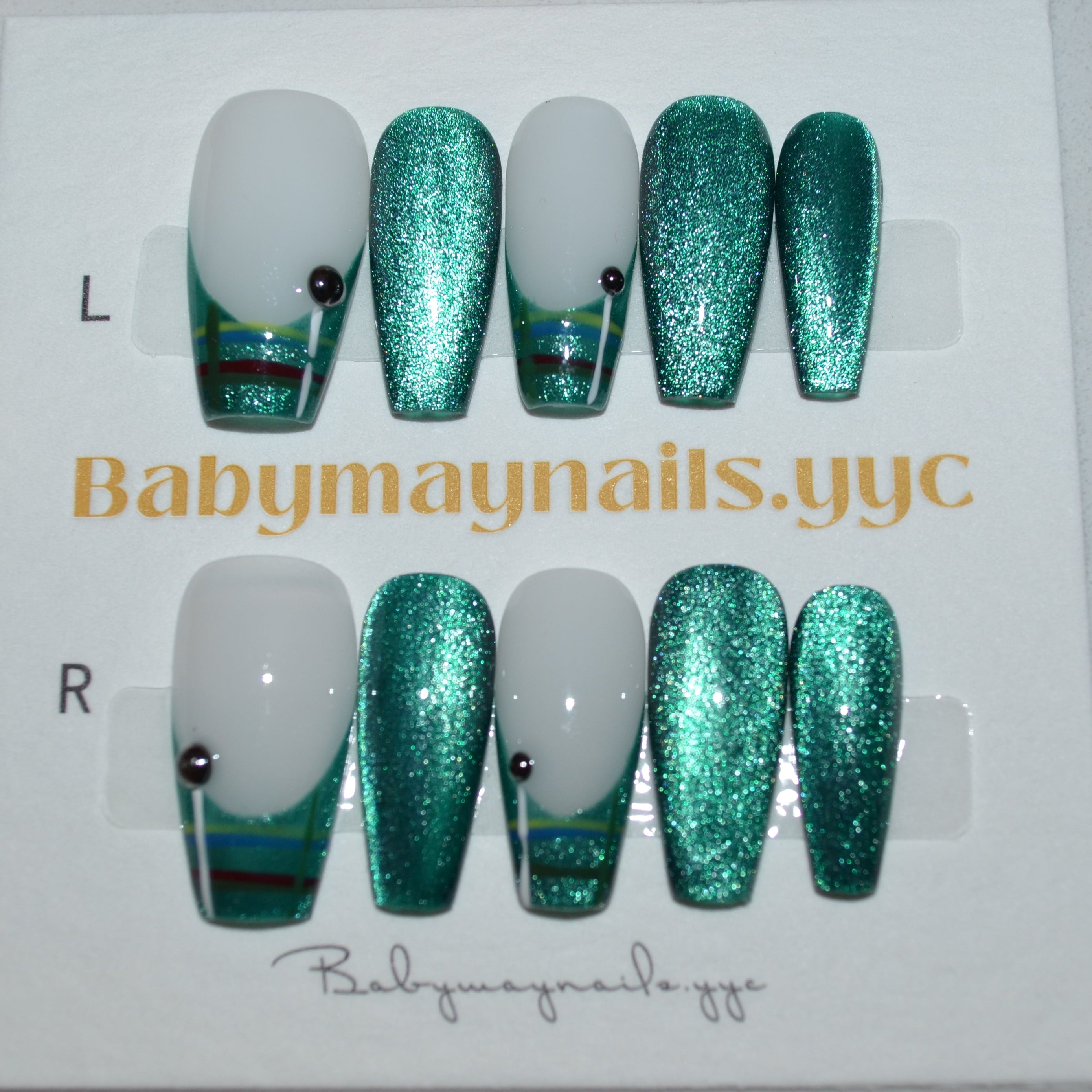 Green Plaid Cateye