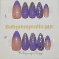 Purple Giltter Butterfly