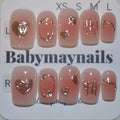 Chrome Blush Hearts